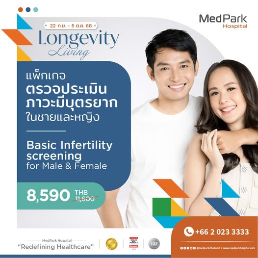 แพ็กเกจตรวจประเมินภาวะมีบุตรยาก